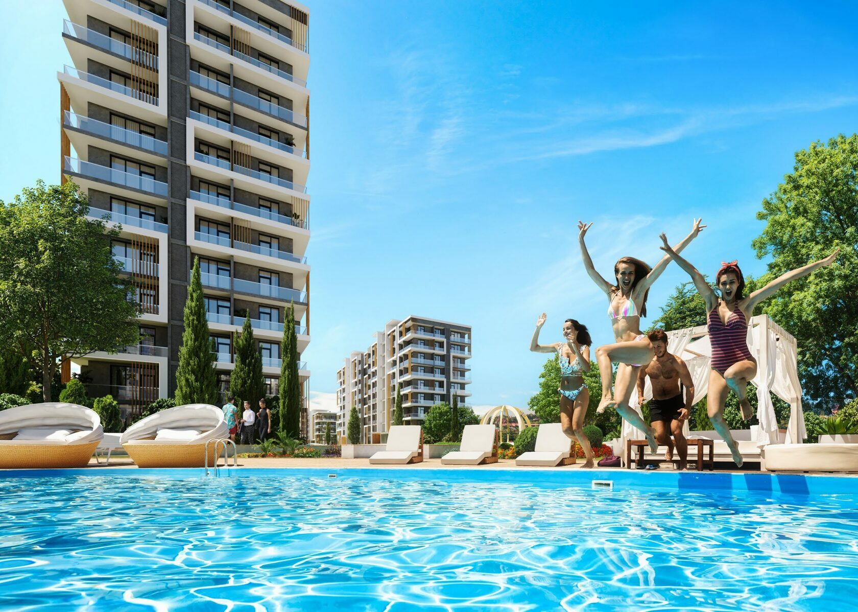 Бассейн SkySoul Resort
